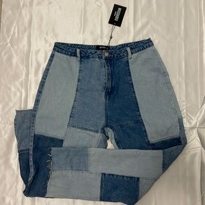 *BRAND NEW* Misguided Patchwork Jeans